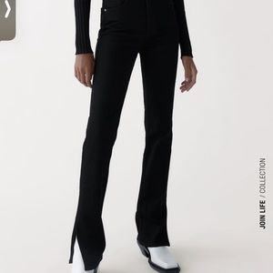Zara Split Skinny High - Rise Jeans